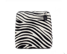 Load image into Gallery viewer, Leather Zebra Print Small Cross Body Bag