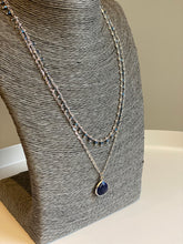 Load image into Gallery viewer, Navy Double Layered Necklace