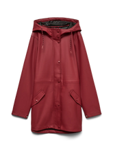 Load image into Gallery viewer, Vero Moda Raincoat - Red