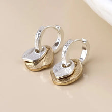 Load image into Gallery viewer, POM Solstice Worn Huggie Earings