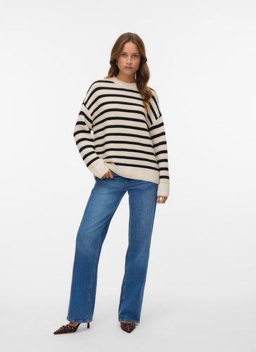 Vero Moda Striped Cotton Jumper