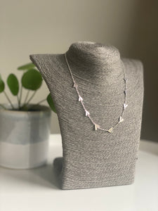 Silver Delicate Heart Necklace