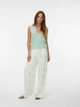 Load image into Gallery viewer, AWARE V Neck Knitted Vest Top - Aqua Foam
