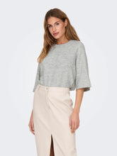 Load image into Gallery viewer, ONLY 3/4 Sleeve Jumper - Silver