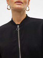 Load image into Gallery viewer, Vero Moda Long Sleeve Bomber Jacket - Black