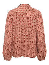 Load image into Gallery viewer, ONLY Long Sleeve Printed Shirt - Burnt Henna