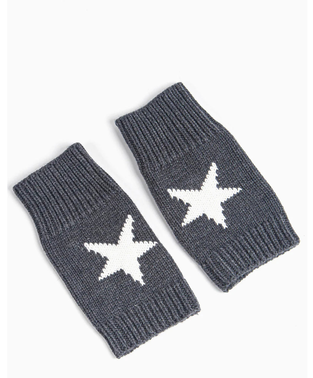 Alice Star Wrist Warmers - Dark Grey