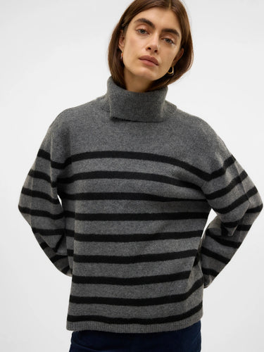 AWARE Grey & Black Knitted Jumper