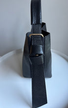 Load image into Gallery viewer, Leather Grab Handle Bag - Black