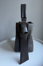 Load image into Gallery viewer, Leather Grab Handle Bag - Chocolate