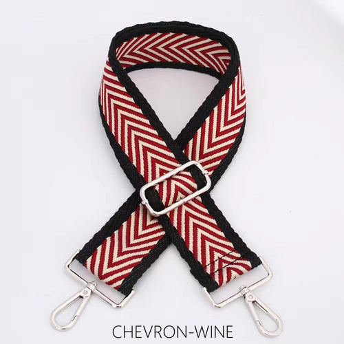Red Chevron Bag Strap