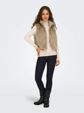Load image into Gallery viewer, ONLY Dana Faux Gillet - Silver Mink