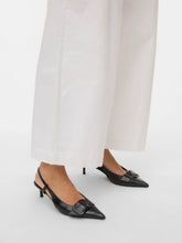 Load image into Gallery viewer, AWARE Wide Leg Organic Cotton Ankle Trousers - White