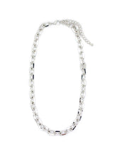 Load image into Gallery viewer, Chunky Brass Chain Necklace - Silver