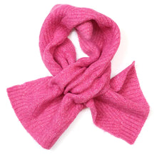 Load image into Gallery viewer, POM Charlotte Pink Herringbone Pull Through Scarf