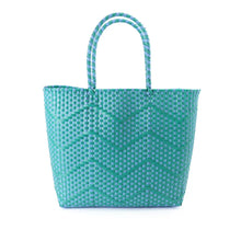 Load image into Gallery viewer, POM Turquoise Recycled Plastic Shopper