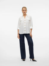 Load image into Gallery viewer, Vero Moda Pocket Front Shirt - White