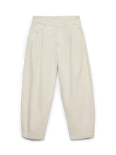 Load image into Gallery viewer, Vero Moda Cream Barrel Leg Trousers