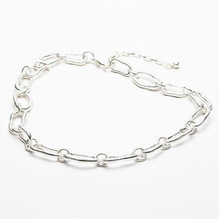 Eliza Gracious Silver Link Necklace