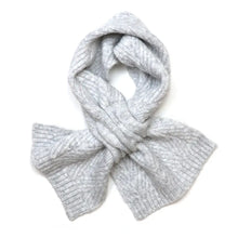 Load image into Gallery viewer, POM Pull Through Grey Scarf