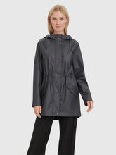 Load image into Gallery viewer, Vero Moda Grace Raincoat - Dark Grey