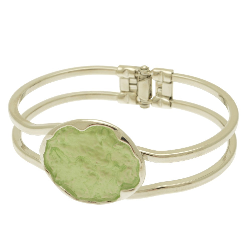 Miss Milly Lime Green Hinged Bangle