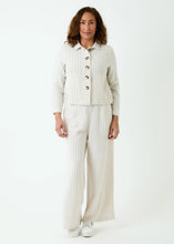 Load image into Gallery viewer, Dreams Pinstriped Trousers - Stone