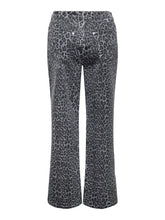 Load image into Gallery viewer, ONLY Animal Print Wide Leg Jean - Grey