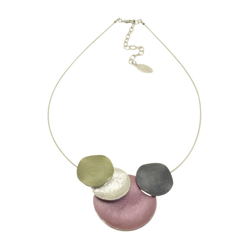 Miss Milly Muted Disc Necklace