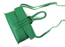 Load image into Gallery viewer, Green Leather Loop Handle Bag