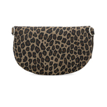Load image into Gallery viewer, Small Leopard Print Suede Leather Bum Bag