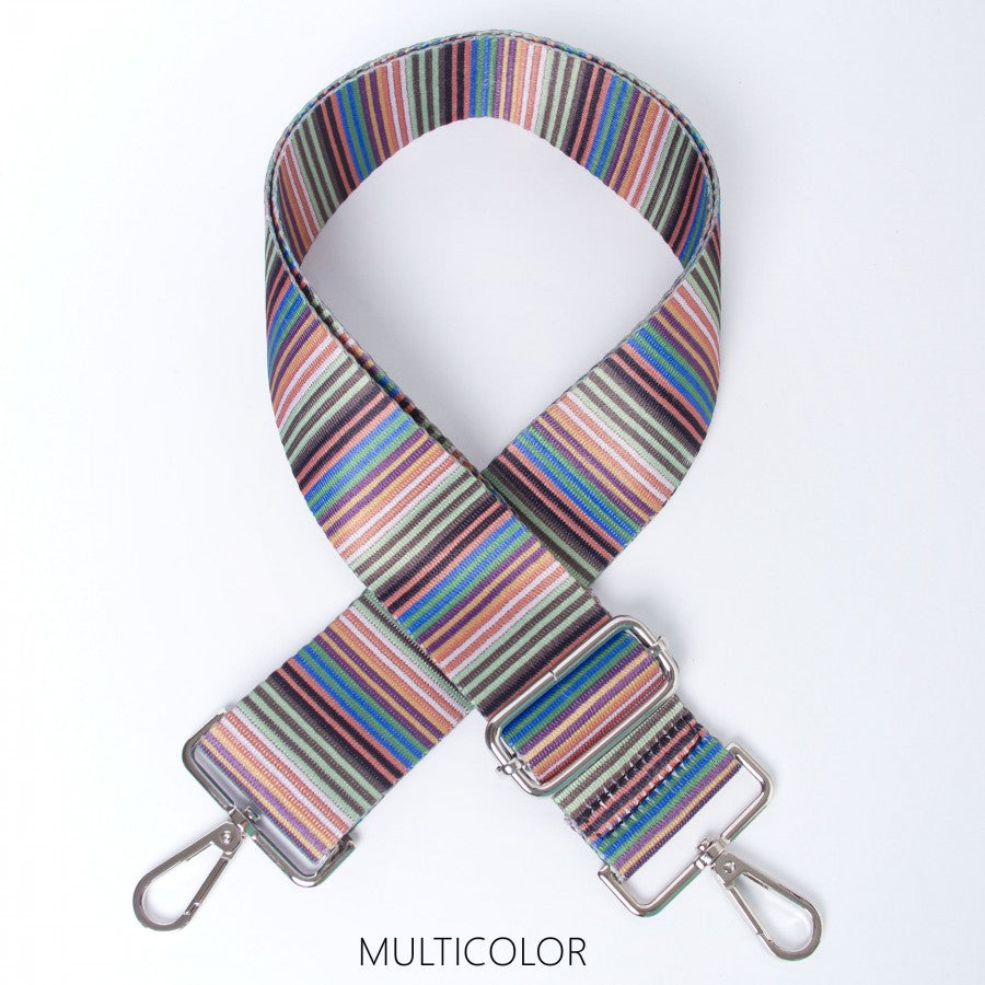 Multi Stripe Bag Strap