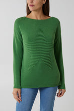 Load image into Gallery viewer, Green Star Long Sleeve Jumper