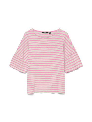 Vero Moda Holly Top - Bon Bon/Ecru