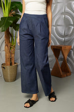Load image into Gallery viewer, Wide Leg Stretch Denim Trousers