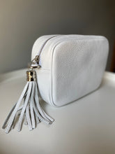 Load image into Gallery viewer, White Leather Cross Body Bag