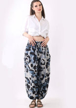 Load image into Gallery viewer, Annabel Printed Harem Trousers - Denim