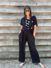 Load image into Gallery viewer, Black Jersey Jumpsuit