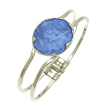 Load image into Gallery viewer, Miss Milly Blue Painted One Size Hinged Bangle