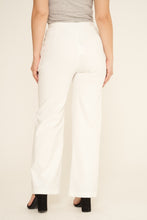 Load image into Gallery viewer, White Wide Leg Stretch Trousers