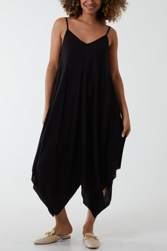 Black Cami Hanky Dress