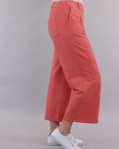 Coral Wide Leg Jersey Trousers