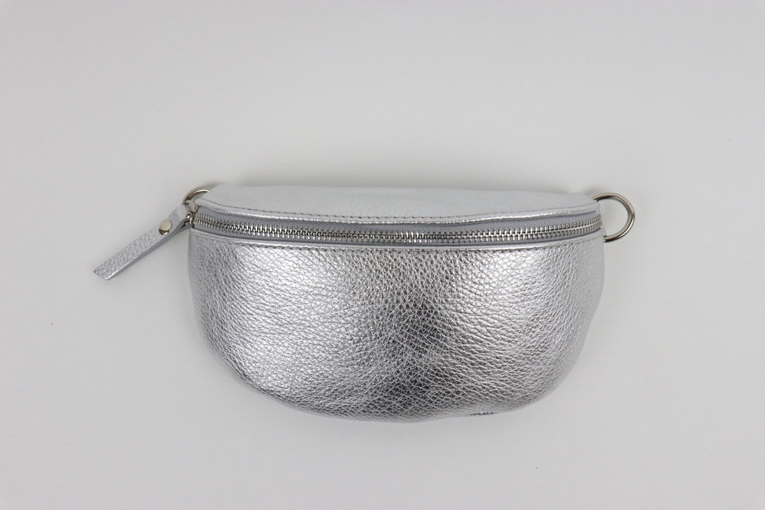 Silver on sale fanny pack