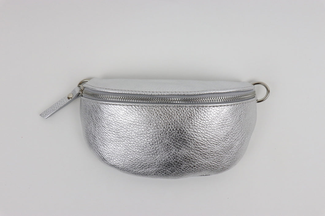 Silver deals bum bag