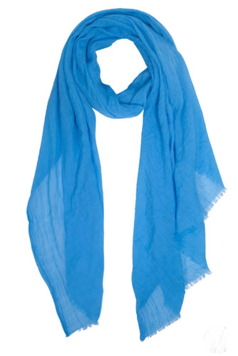 Plain Viscose Turquoise  Scarf