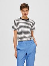 Load image into Gallery viewer, Black &amp; White Striped T-Shirt